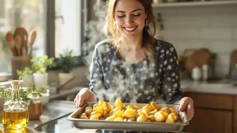 Deze eenvoudige tip garandeert dat aardappelen uit de oven altijd krokant blijven
