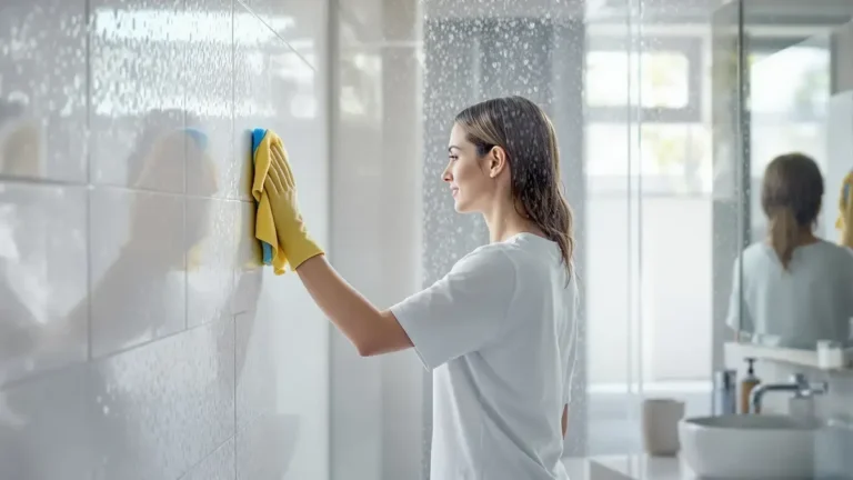 Met één minuut per dag zegt u schimmel op de voegen van uw badkamer vaarwel