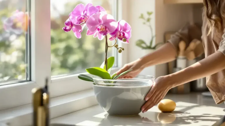 Laat uw orchidee snel bloeien dankzij een eenvoudige truc met een aardappel.