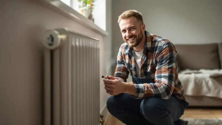 Een verwarmingsmonteur onthult een eenvoudige tip om snel en efficiënt te verwarmen